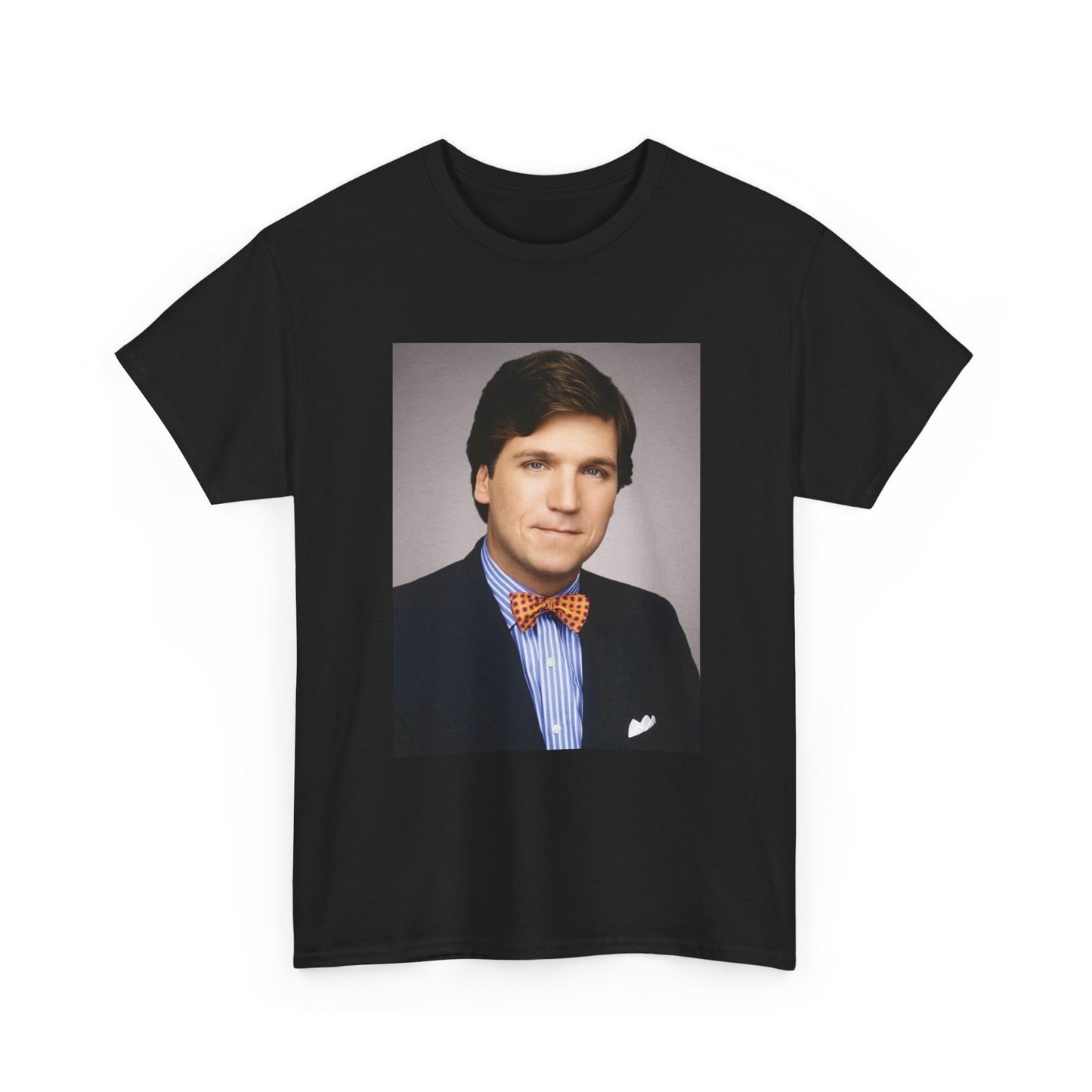 Tucker Carlson Tshirt Funny Trump  gillis Nelk Unisex Heavy Cotton Tee