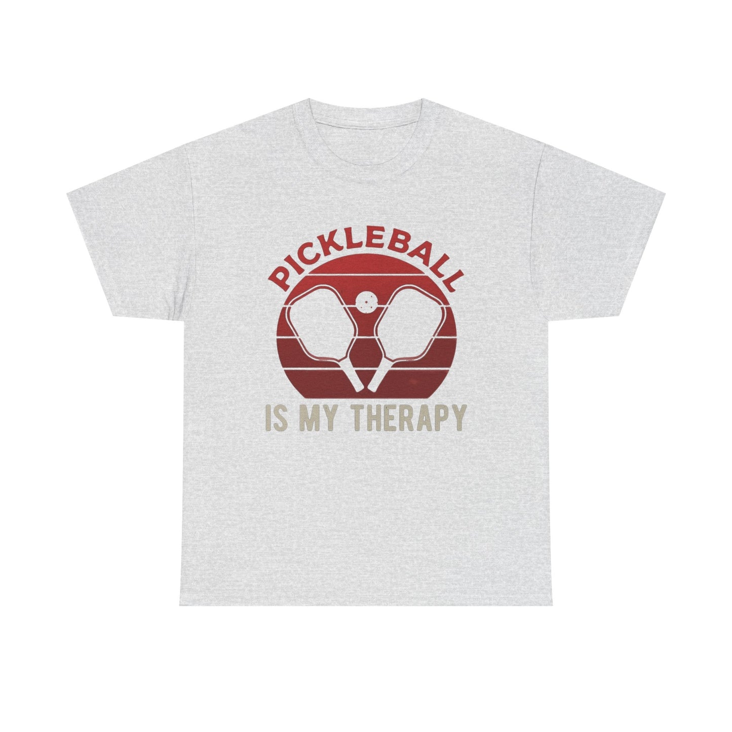 Pickleball Is My Therapy Graphic T Shirt Cotton Tee Apparel New