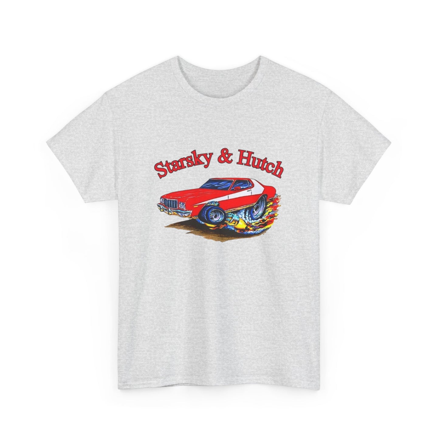 Starsky And Hutch Funny Vintage Graphic T Shirt Unisex Heavy Cotton Tee