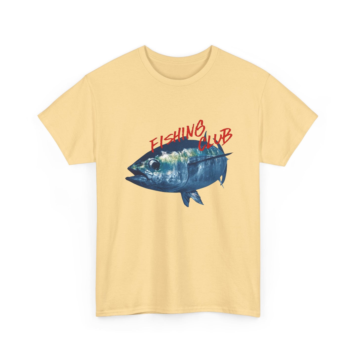 Fishing Club Graphic T Shirt NEW ADULT Unisex Heavy Cotton Tee