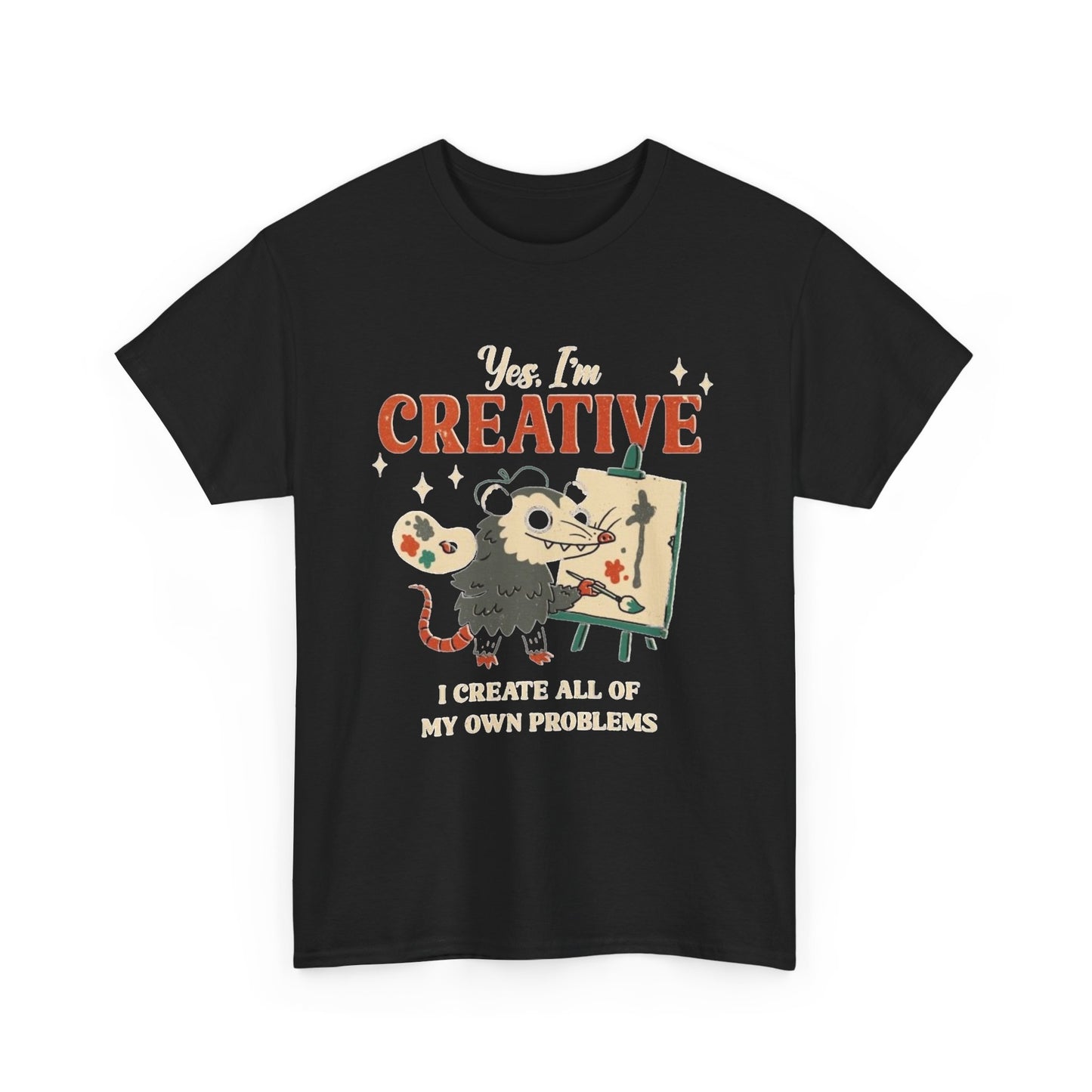 I Create All Of My Own Problems Funny Graphic T Shirt NEW ADULT TEE VINTAGE