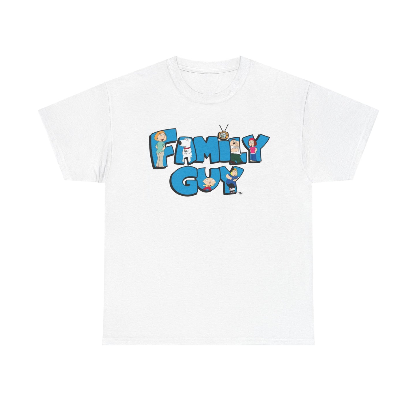 Family Guy Graphic T Shirt Vintage Tv Series Retro Unisex Heavy Cotton Tee