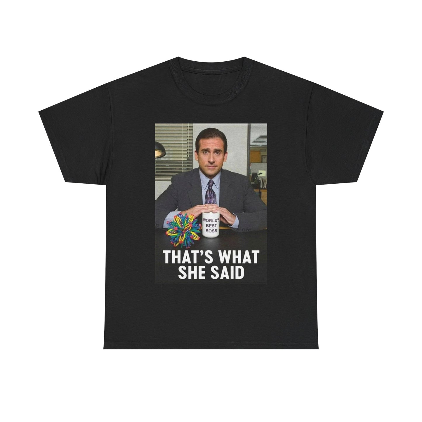 The Office Tshirt Michael Scott Funny Humor Retro TV Unisex Heavy Cotton Tee