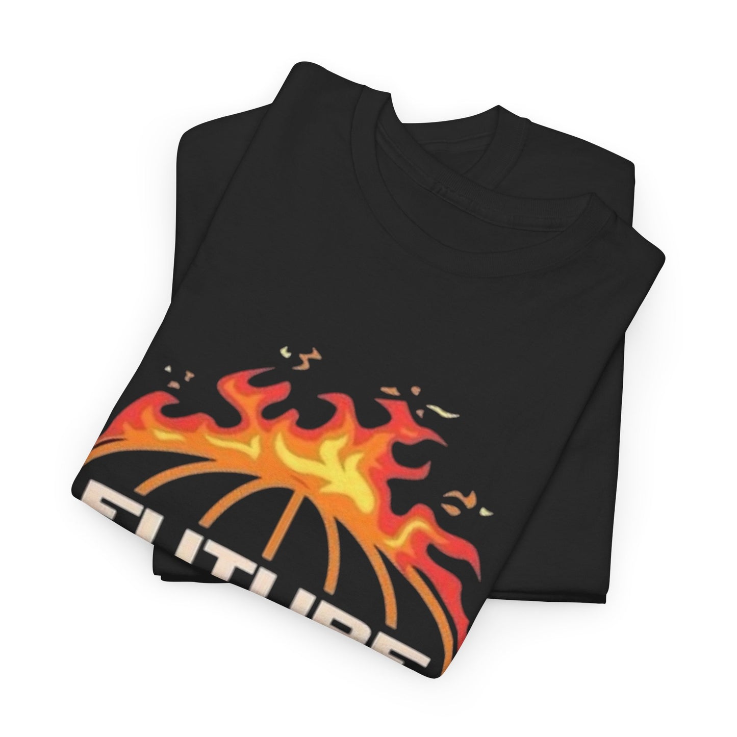 Future Flames Graphic T Shirt NEW ADULT Unisex Heavy Cotton Tee
