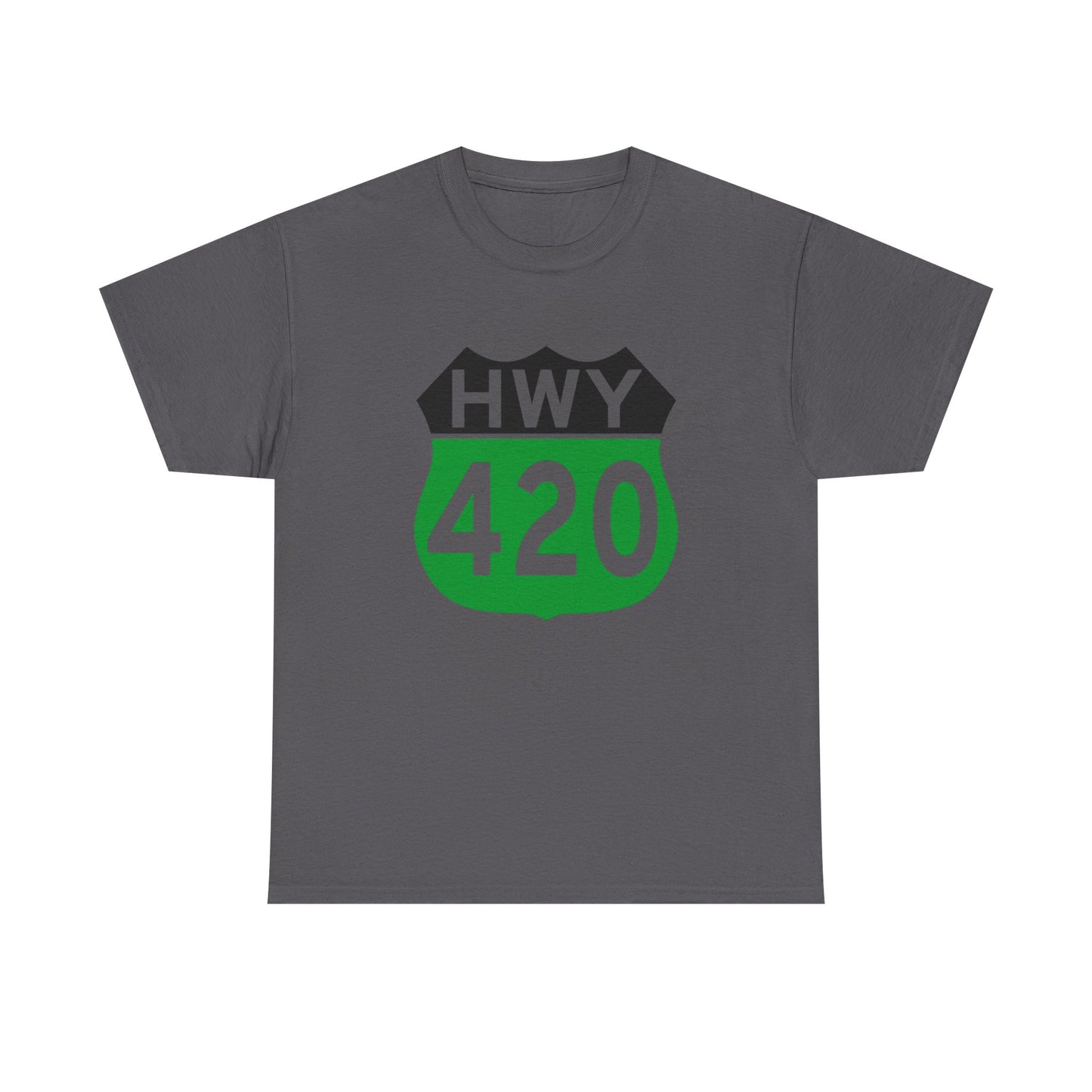 Highway 420 Weed Graphic T Shirt NEW Adult Tee