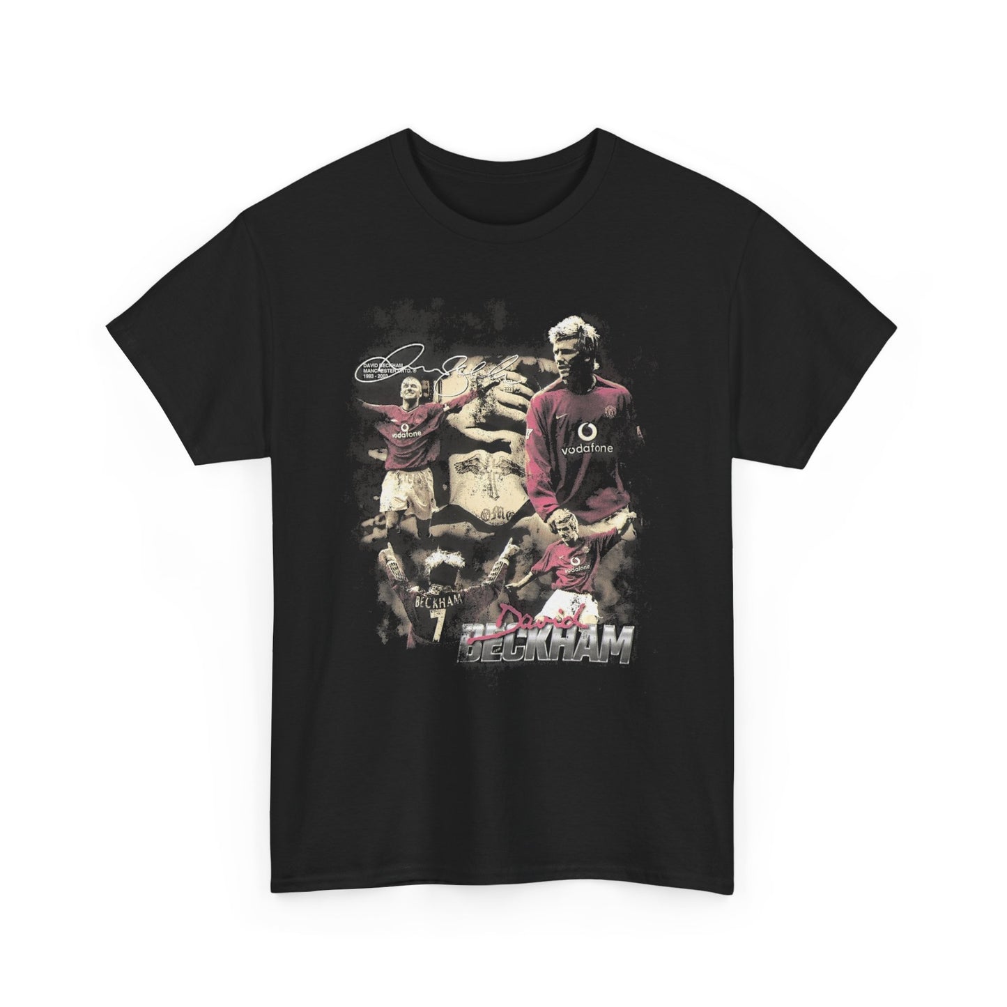 David Beckham T Shirt Graphic Unisex Heavy Cotton Tee NEW GIFT Soccer