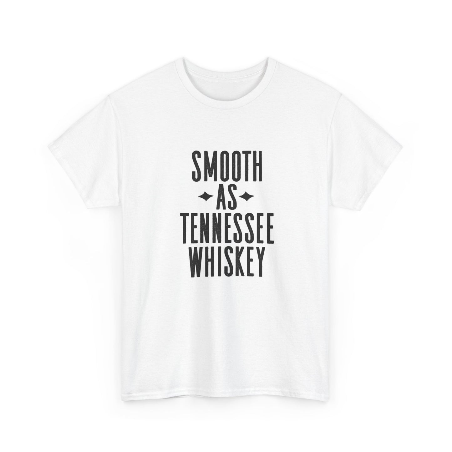 Smooth As Tennessee Whiskey Graphic T Shirt Men's Heavy Cotton Tee