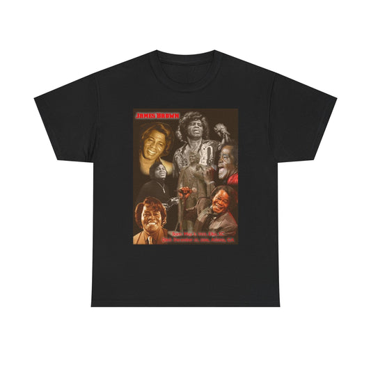 James Brown Graphic T Shirt Vintage Music Unisex Heavy Cotton Tee