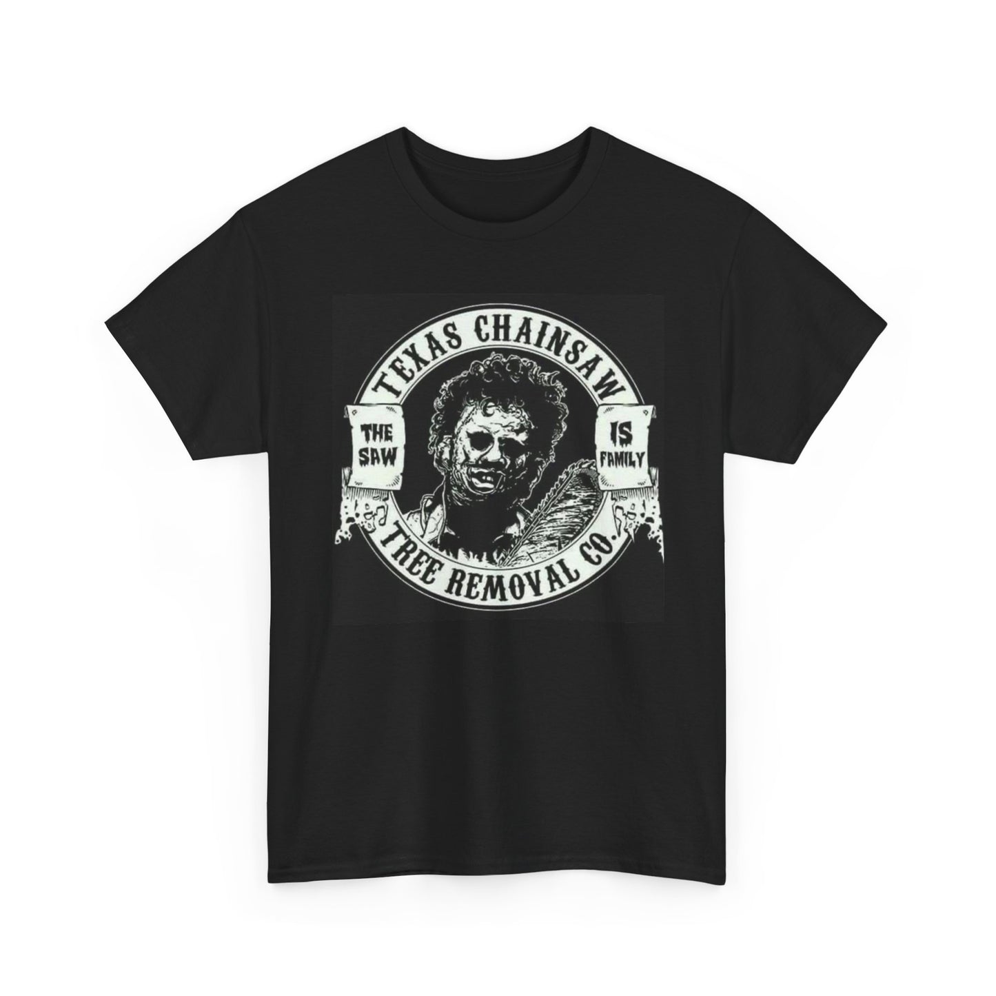 Texas Chainsaw Tree Removal Graphic T Shirt Funny Retro Apparel Unisex Cotton
