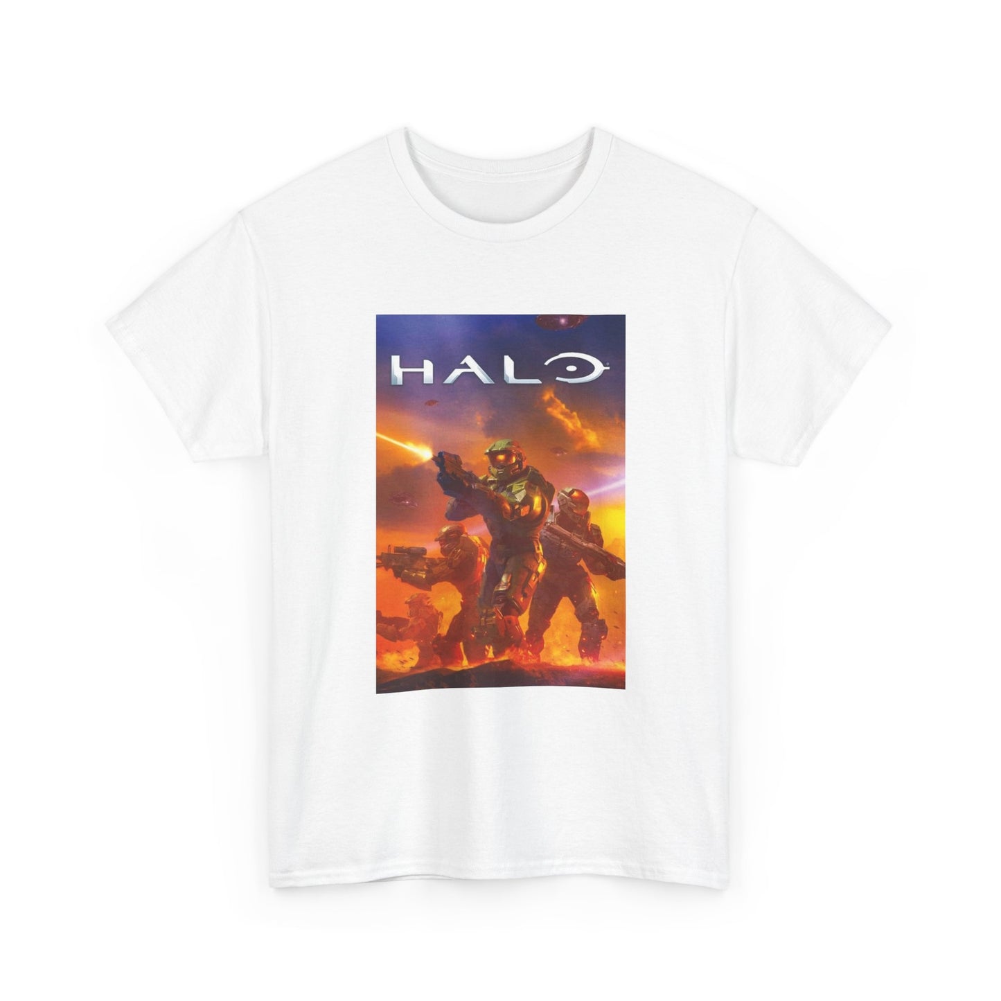 Halo Gaming Tshirt Vintage Xbox Call of Duty Master Chief Graphic Unisex Heavy 2