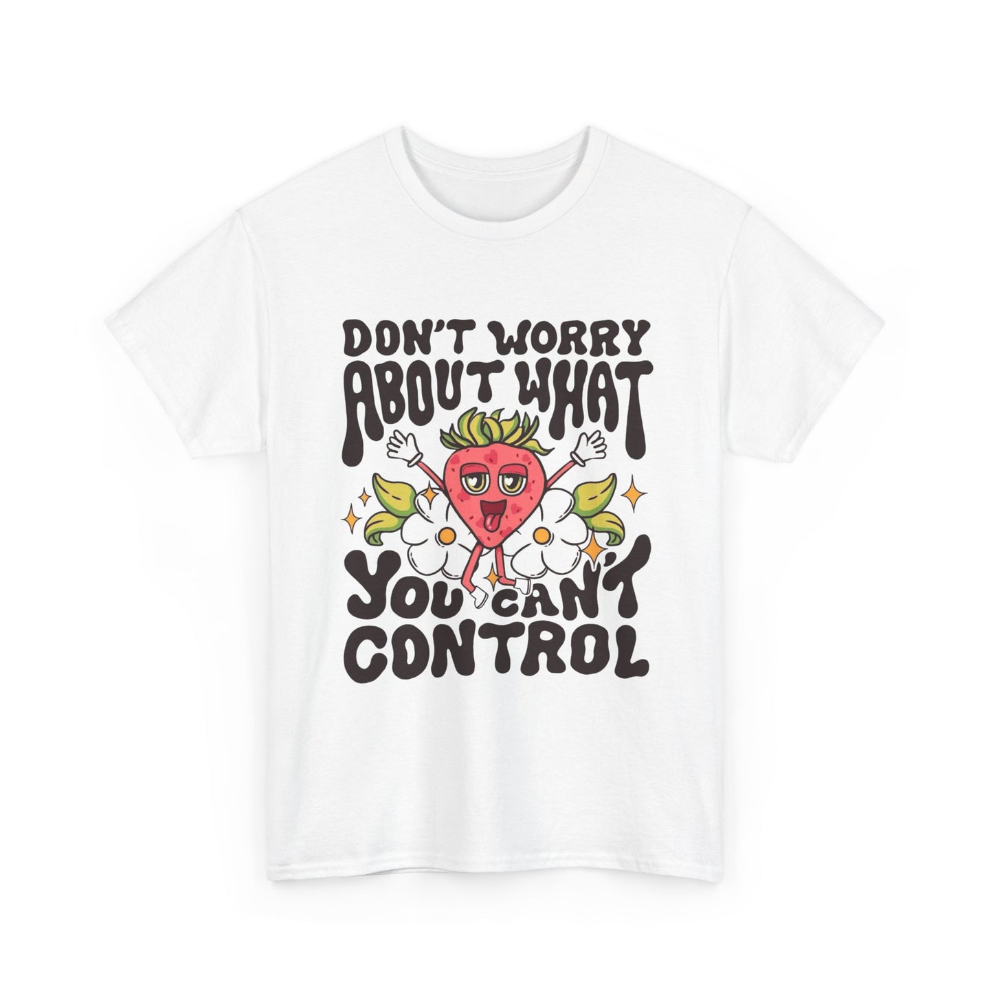 Don't Worry About What You Can't Control Graphic T Shirt Unisex Heavy Cotton Tee