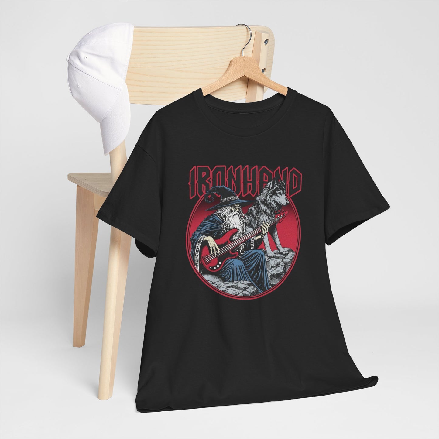 Iron hand Wizard Graphic T Shirt NEW ADULT Vintage