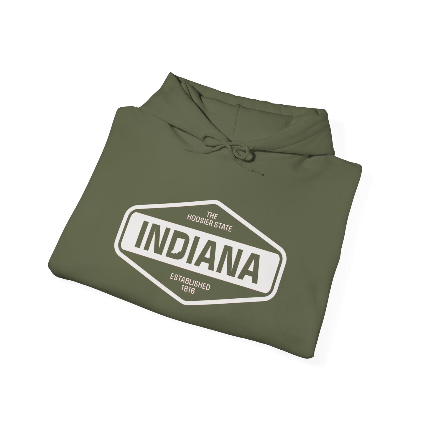 Indiana The Hoosier State Hoodie NEW ADULT Unisex Hooded Sweatshirt