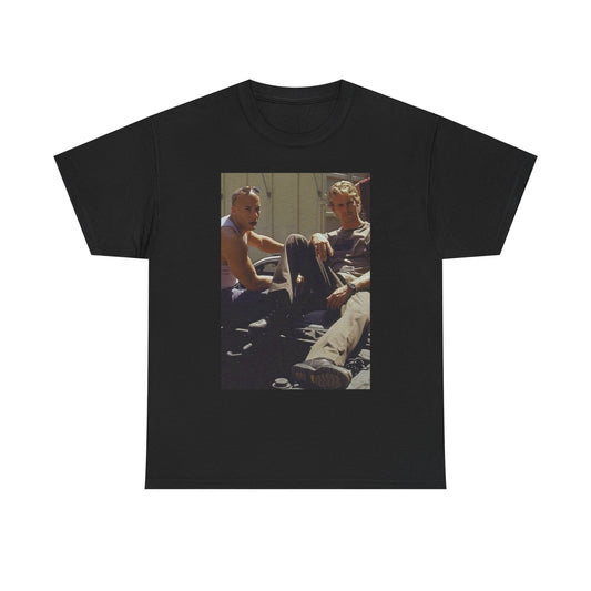 Vin Diesel And Paul Walker Graphic T-Shirt Comfy Cotton Tee Brand NEW