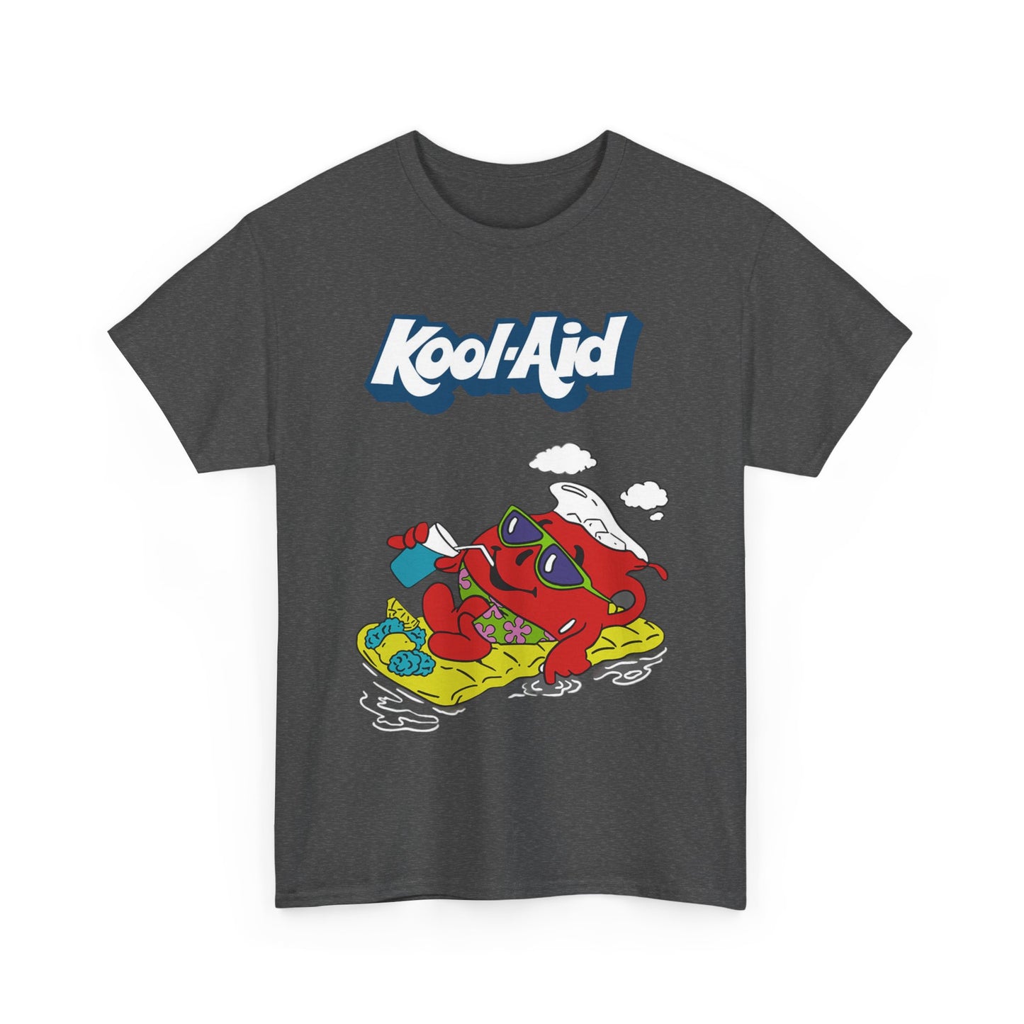 Kool Aid Shirt Vintage Logo 90s Nostalgic Art Unisex Heavy Cotton Tee