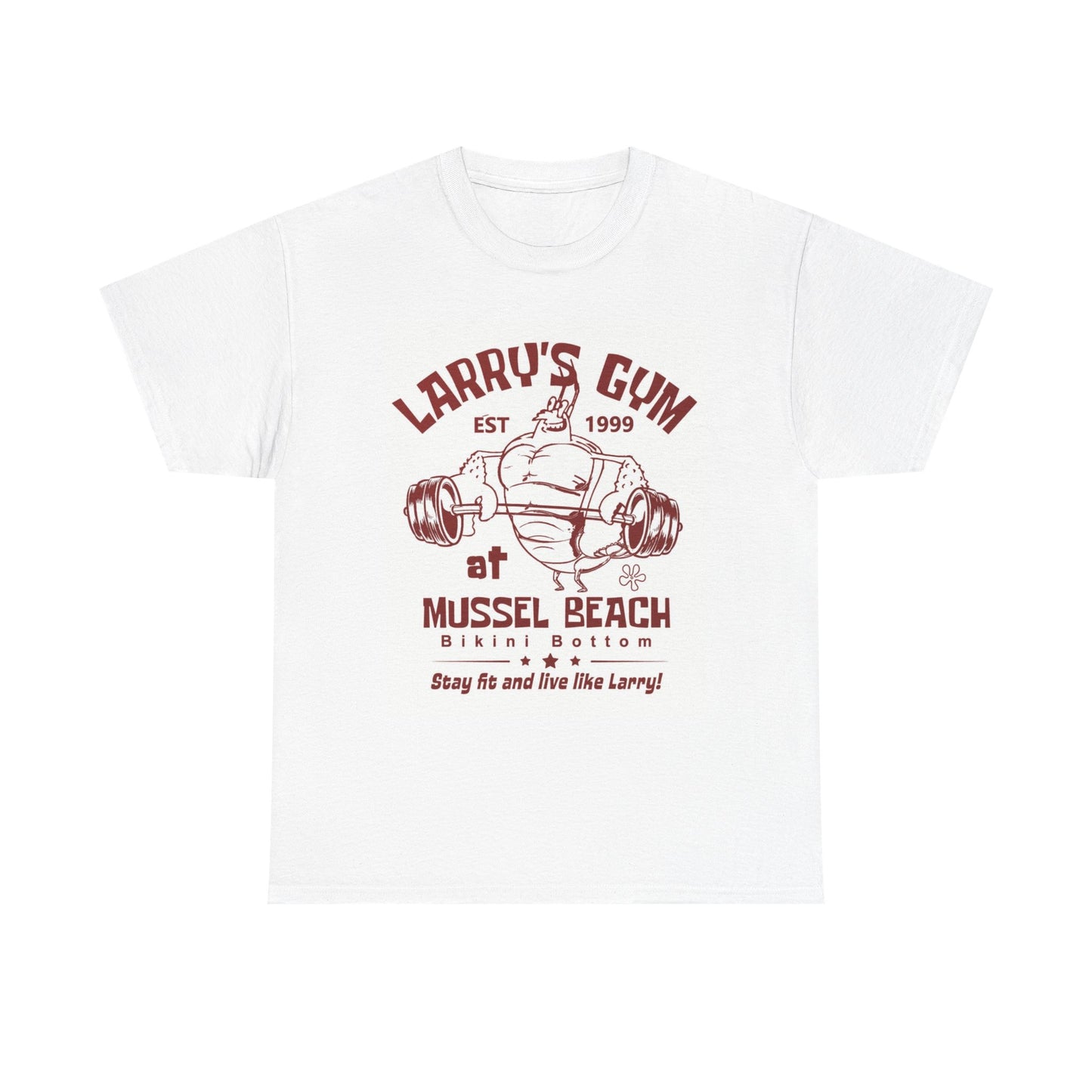 Larry's Gym Bikini Bottom Graphic T Shirt Brand New Cotton Tee