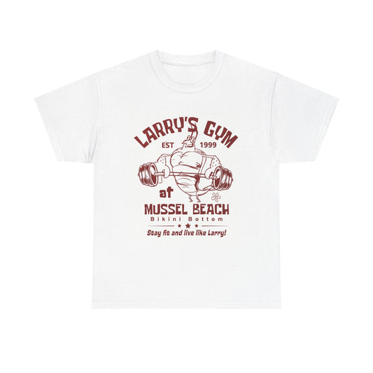 Larry's Gym Bikini Bottom Graphic T Shirt Brand New Cotton Tee