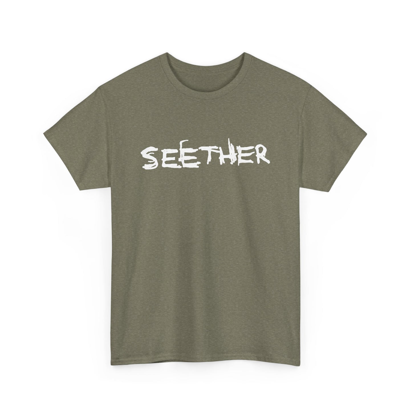 Seether Graphic T Shirt Vintage Rock Band Merch Retro Unisex Heavy Cotton Tee