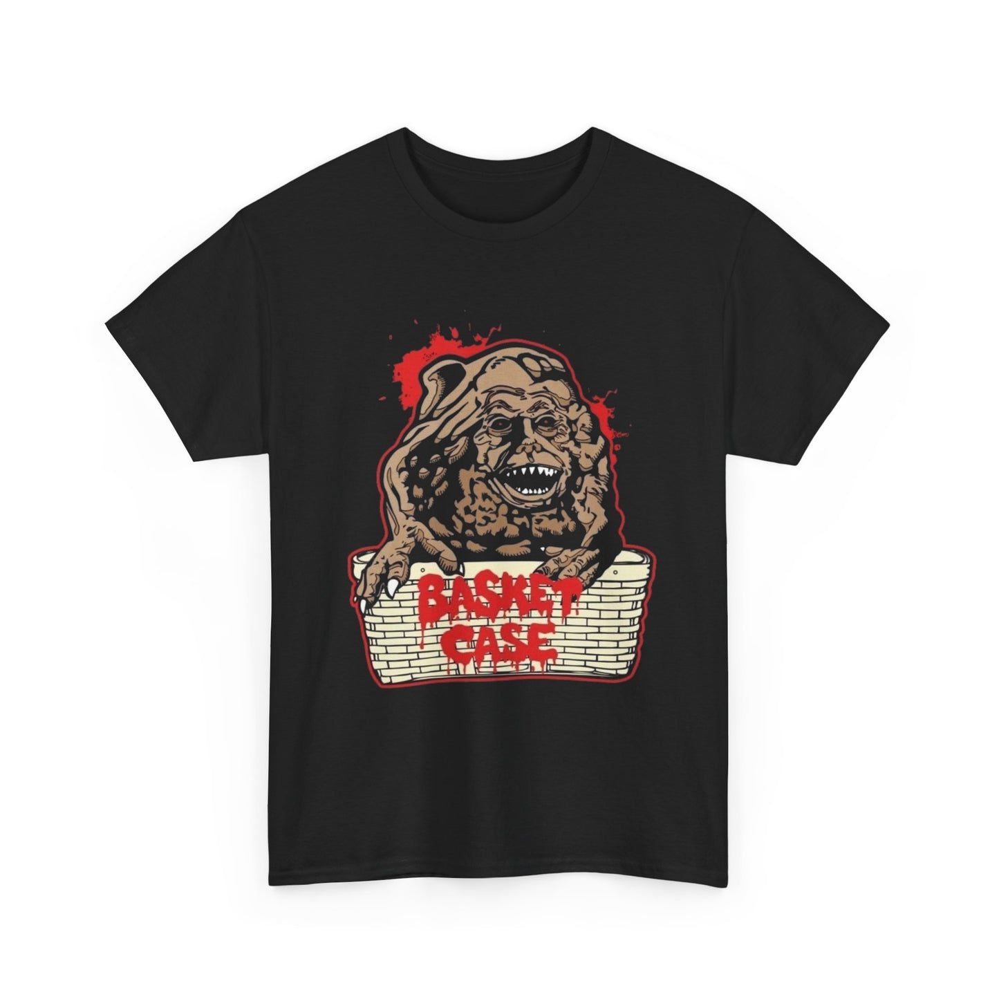 Basket Case Monster Graphic T Shirt Unisex Heavy Cotton Tee Gift