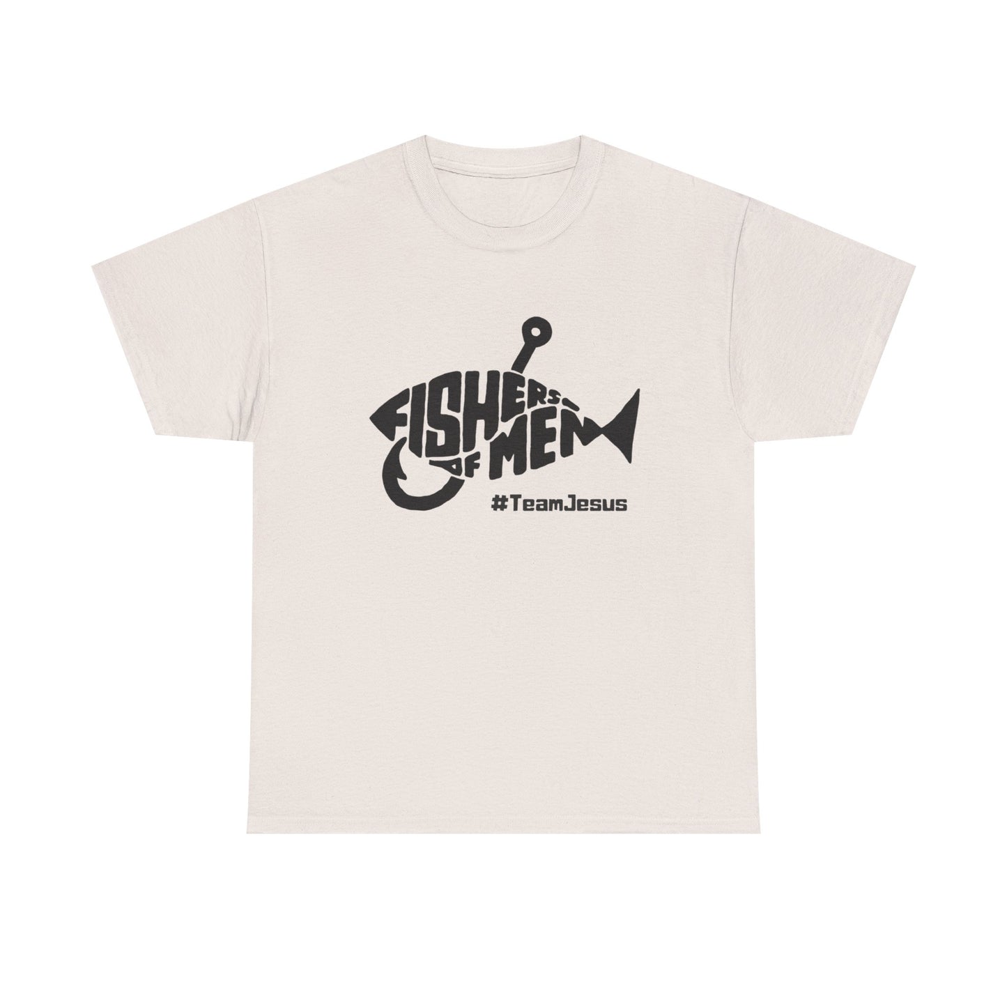 Fisherman Team Jesus Fish Graphic T Shirt NEW GIFT Unisex Heavy Cotton Tee