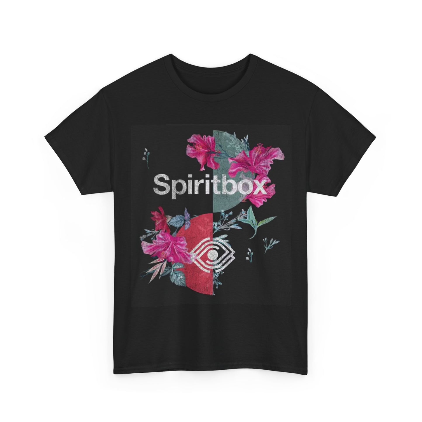 SpiritBox Tshirt Rock Retro Graphic Flowers Unisex Heavy Cotton Tee