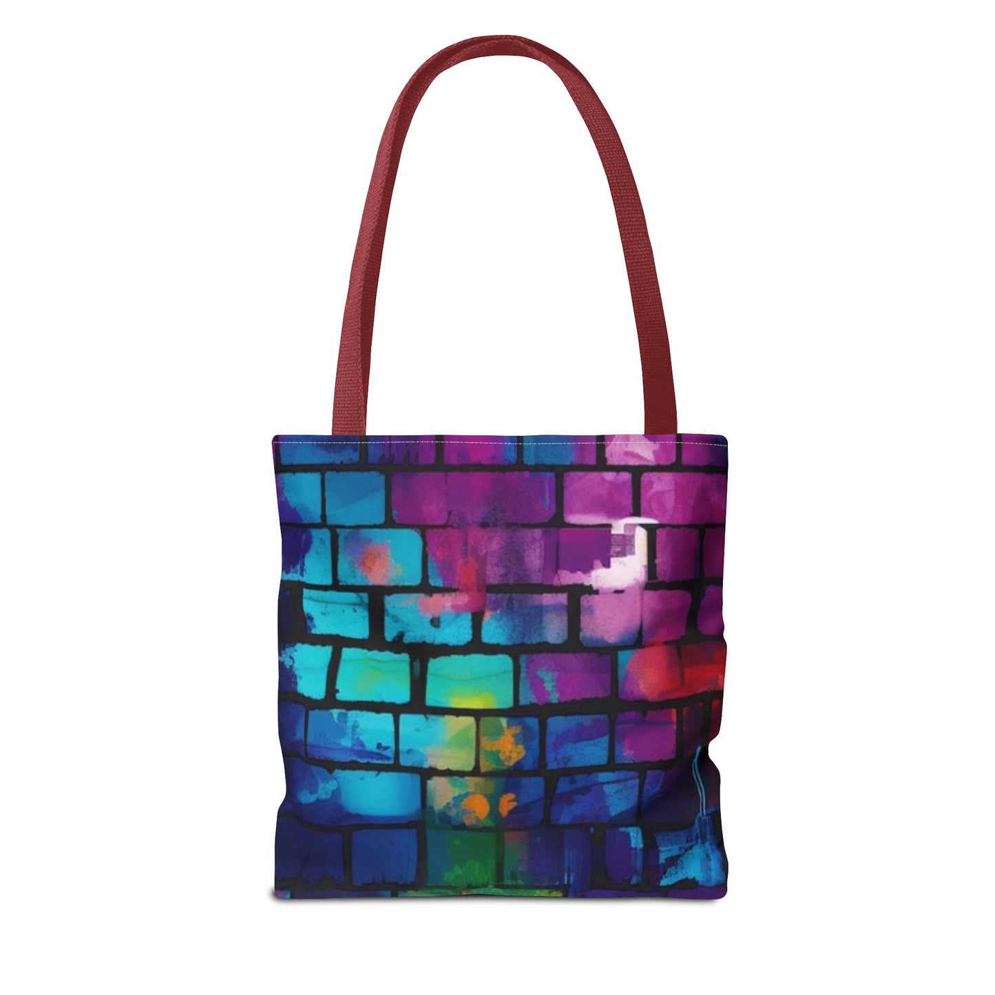 Rainbow Brick BRAND NEW Modern Purse - Pocketbook - Travel Tote Bag (AOP)