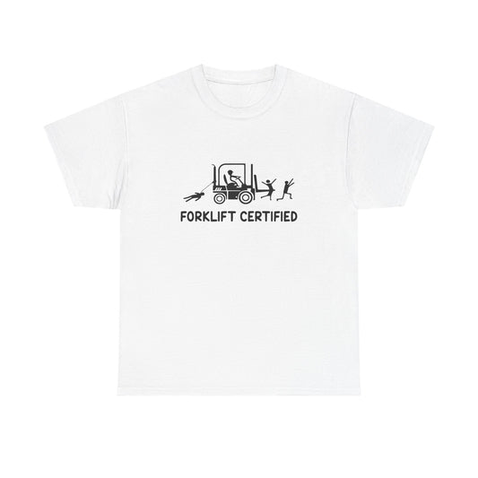 Forklift Certified Funny Graphic T Shirt NEW ADULT Tee