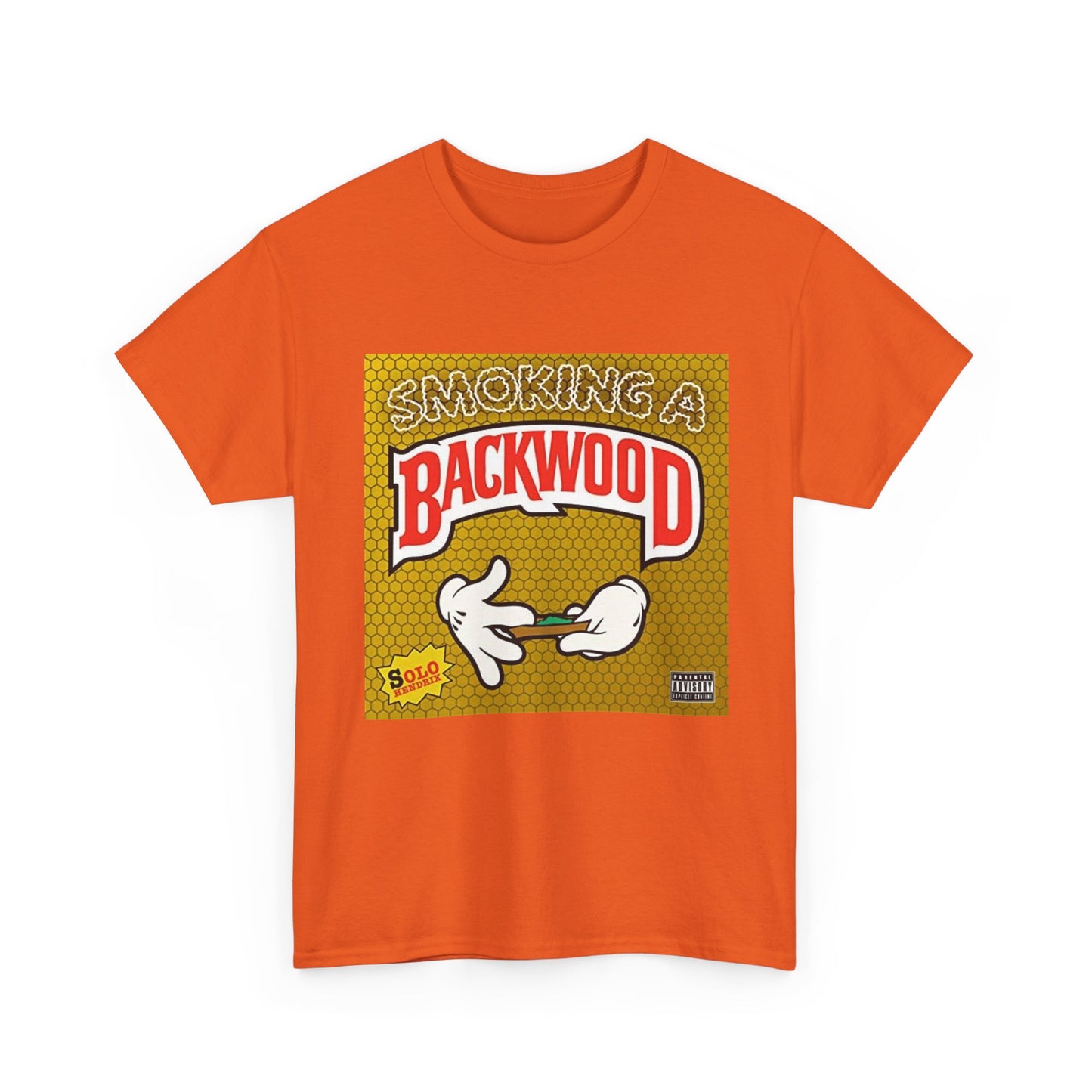 Backwoods Blunt Tshirt Rolling Up 420 Funny Graphic Unisex Heavy Cotton Tee