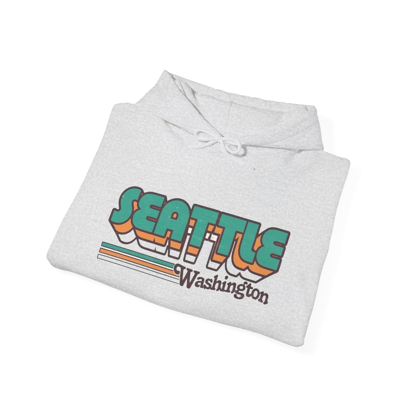 Seattle Washington Graphic Hoodie Heavy Blend™ NEW Sweatshirt