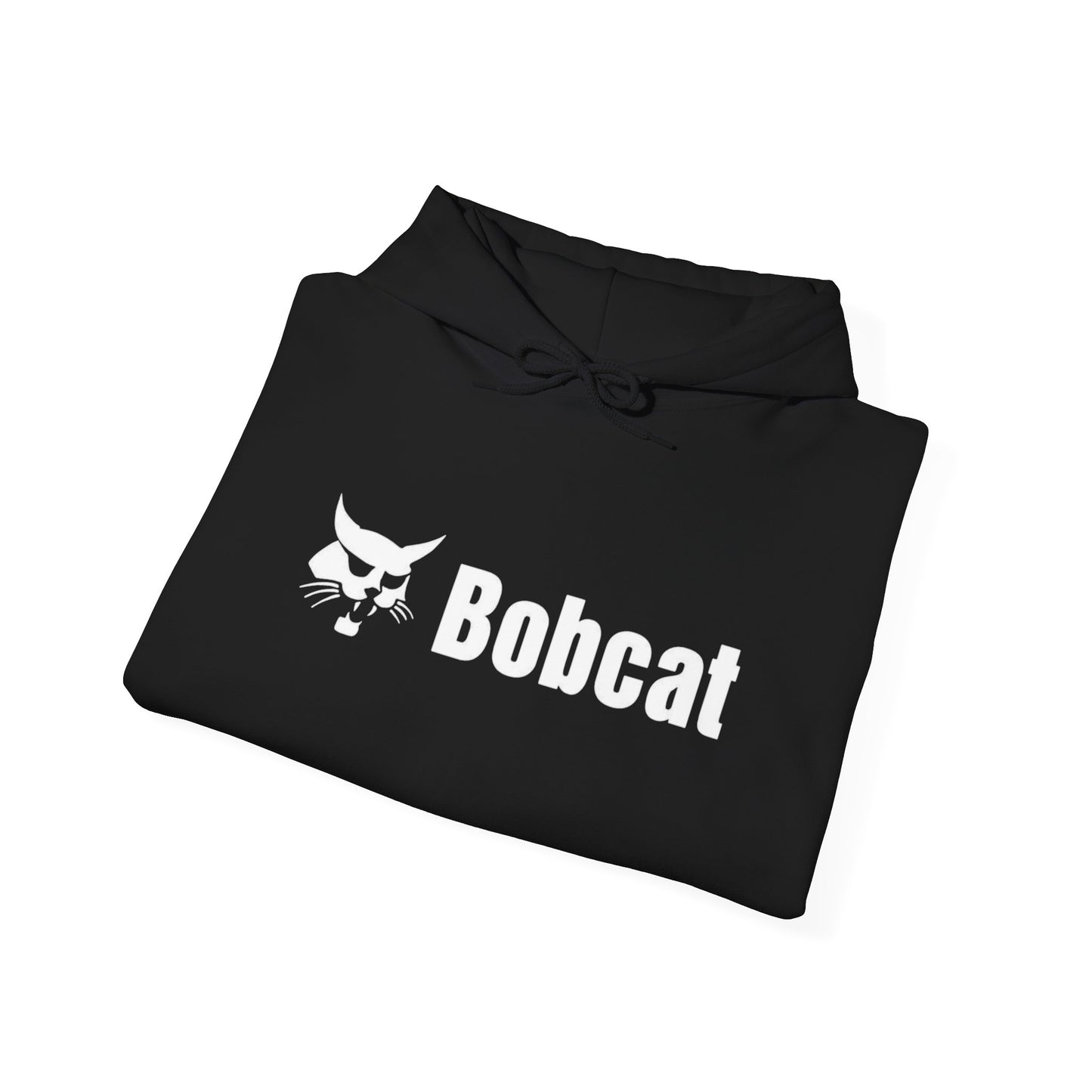 Bobcat Logo Retro Equipment Graphic Hoodie Unisex Heavy Blend™ Hooded Sweatshirt