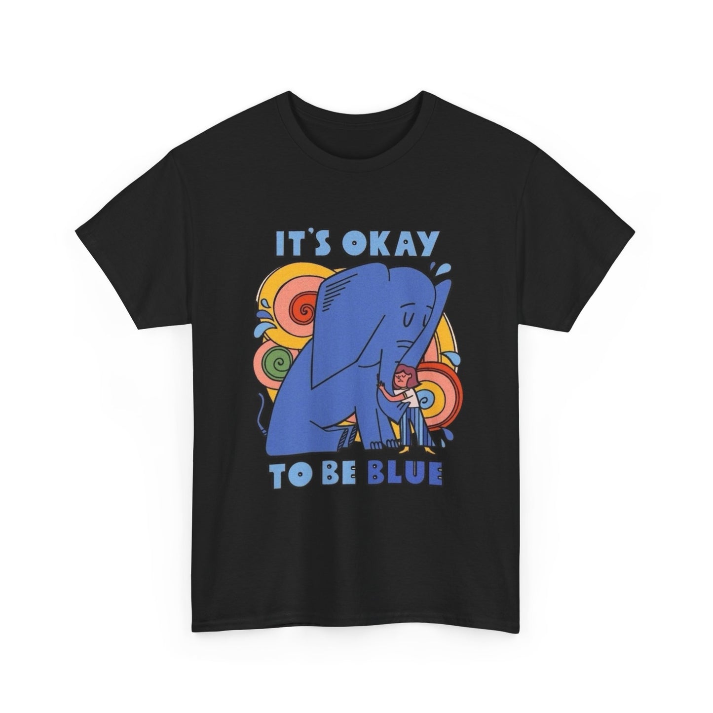 Its Ok To Be Blue Graphic T Shirt NEW ADULT Tee