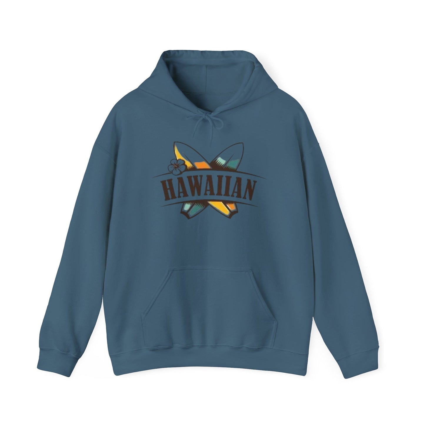 Hawaiian Surfing Club Hoodie Unisex Heavy Blend™ Hooded Sweatshirt Sweater