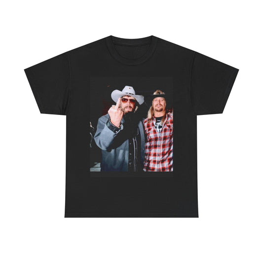 Hank Williams jr T-shirt kid rock country vintage Unisex Heavy Cotton AMERICAN