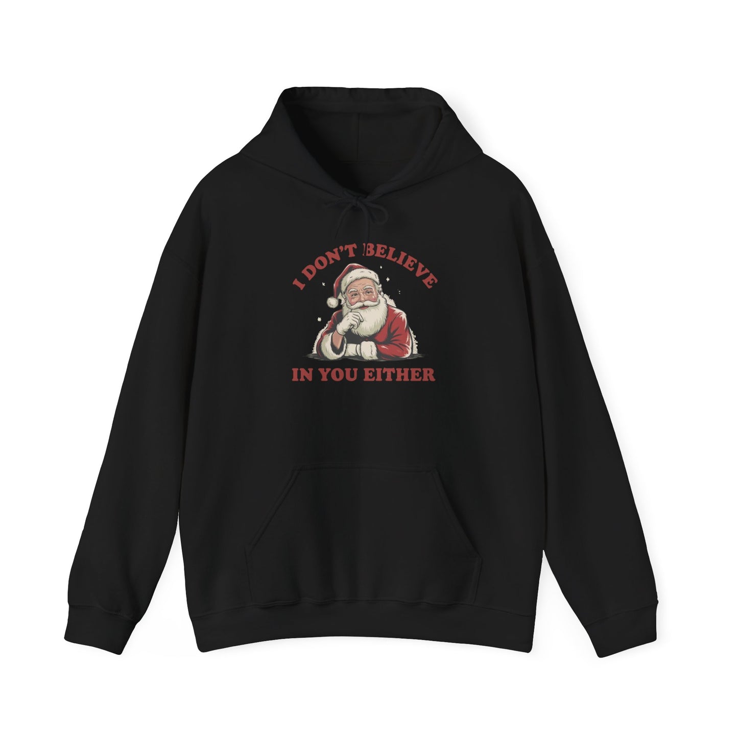 Funny Santa Christmas Jokes Graphic Hoodie Unisex Heavy Blend™ Hooded Sweatshirt