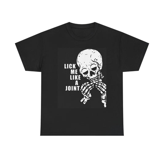Lick Me Like A Joint Graphic T Shirt NEW Cotton Tee Gift