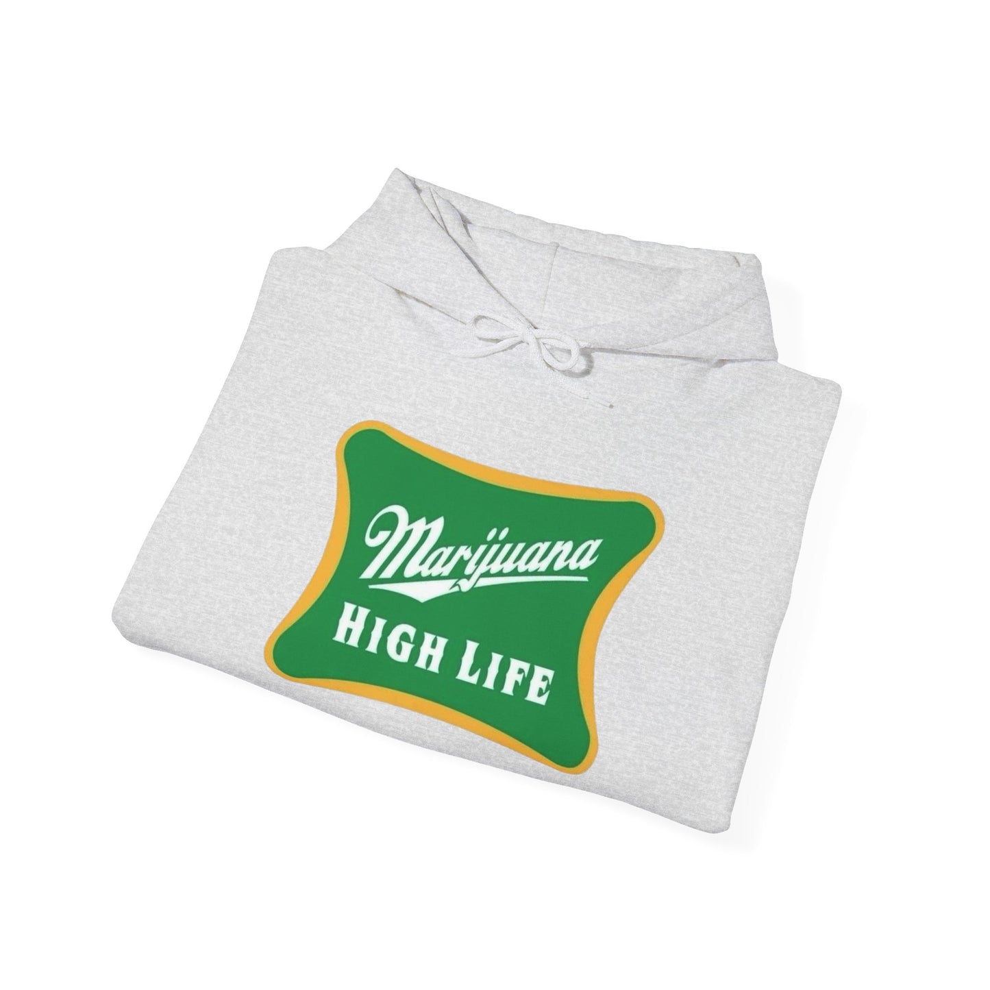Marijuana High Life Graphic Hoodie Unisex Heavy Blend™ Hooded Sweatshirt