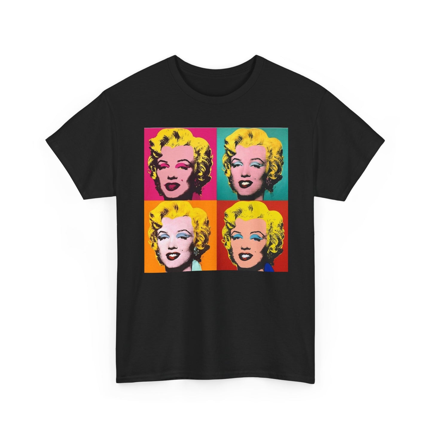 Andy Warhol T Shirt Vintage Art Poster Retro 80s Unisex Heavy Cotton Monroe