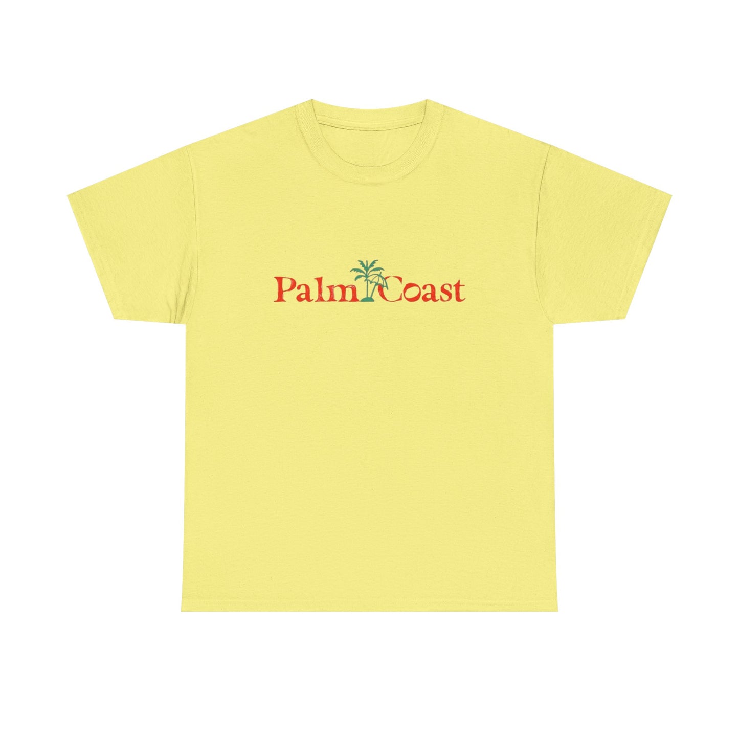 Palm Coast Graphic T Shirt NEW Adult Unisex Heavy Cotton Tee