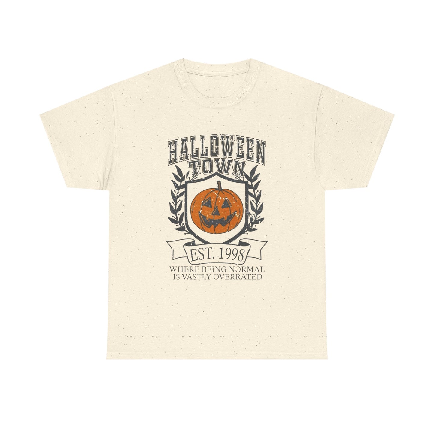 Halloween Town Graphic T Shirt Unisex NEW Heavy Cotton Tee