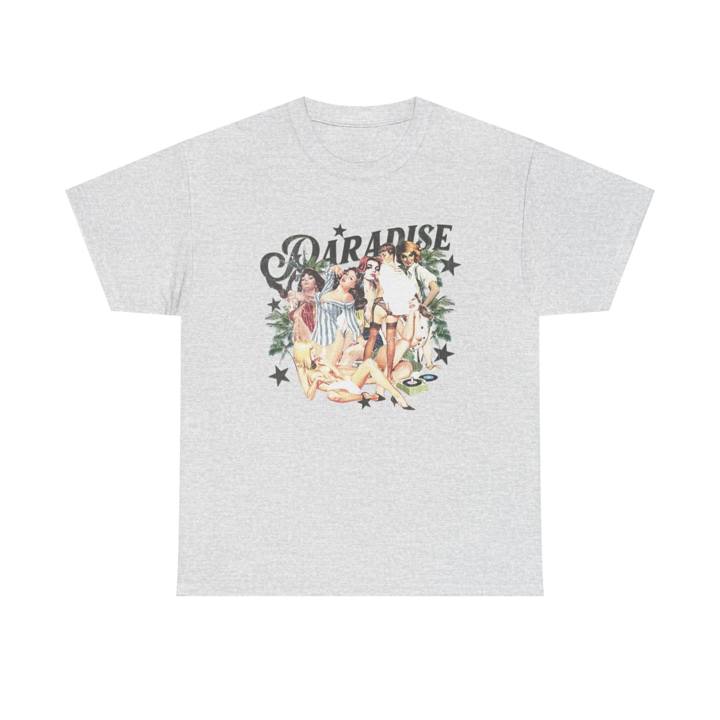 Paradise Peace Vintage Model Graphic T Shirt Unisex Heavy Cotton Tee