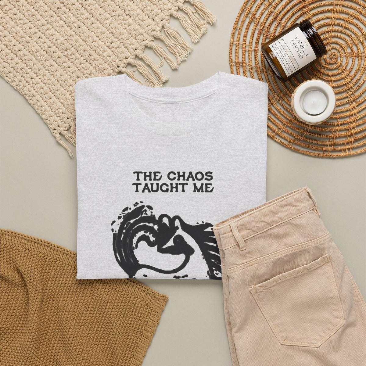 Chaos Taught Me to Build Boundaries Horse Graphic T-Shirt Men's Tee