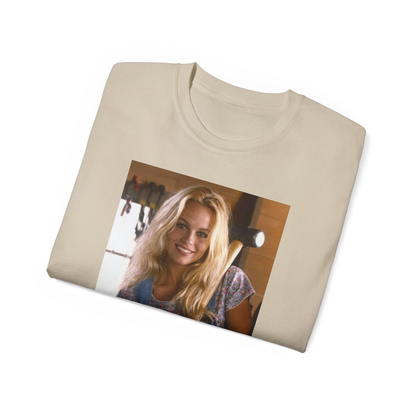 Pam Anderson playboy tool time 90s vintage Unisex Ultra Cotton Tee
