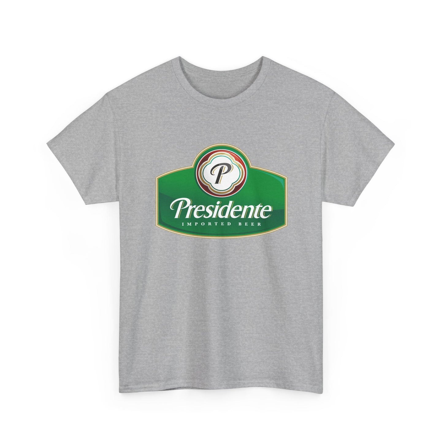 Presidente Beer Logo Shirt Retro Poster Unisex Heavy Cotton Tee
