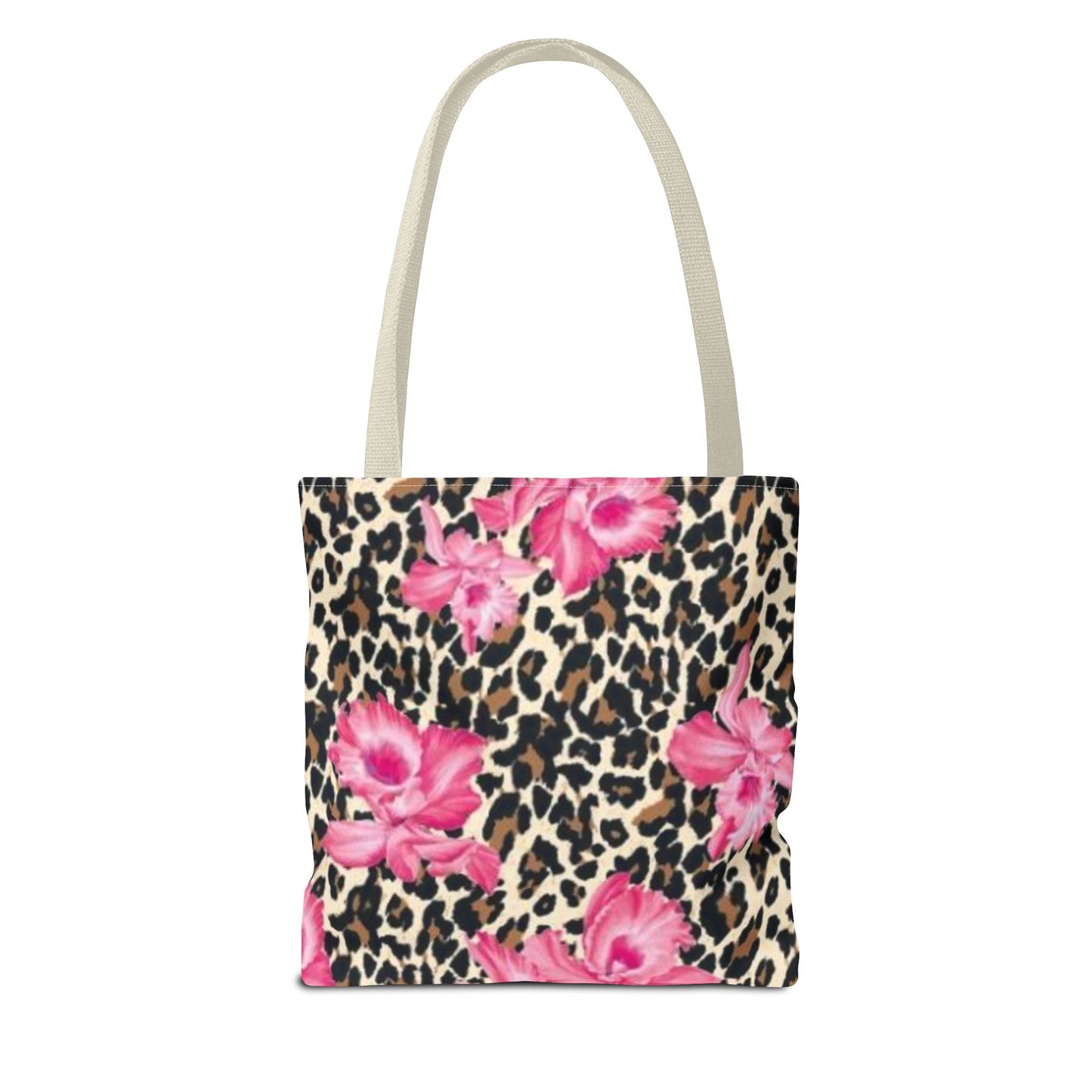 Cheetah And Flowers Hawaiian Multi Color Modern Hand Bag Purse Tote Bag (AOP)