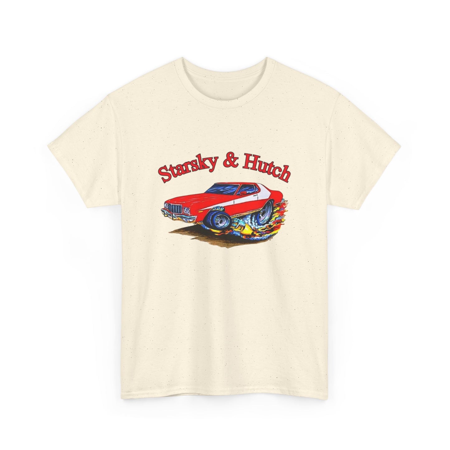 Starsky And Hutch Funny Vintage Graphic T Shirt Unisex Heavy Cotton Tee