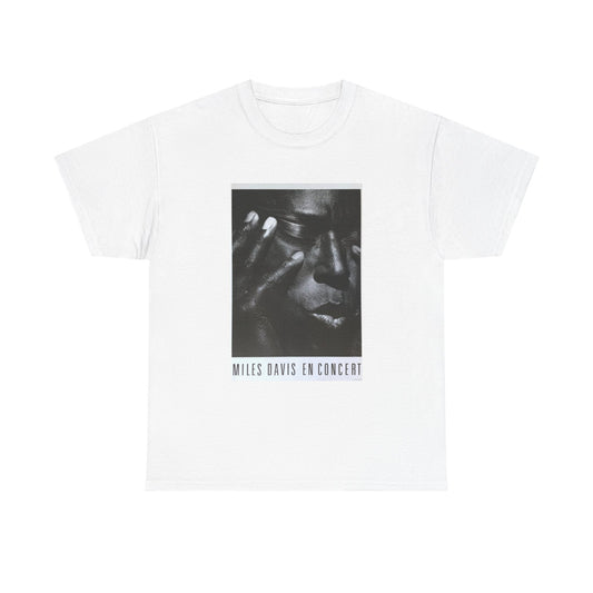 Miles Davis Concert Tee Vintage Poster Retro Rare Graphic Unisex Heavy Cotton