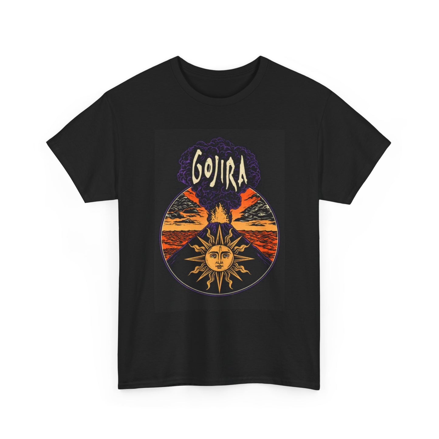 Gojira Graphic T Shirt Retro Rock Band Merch Vintage Unisex Heavy Cotton Tee