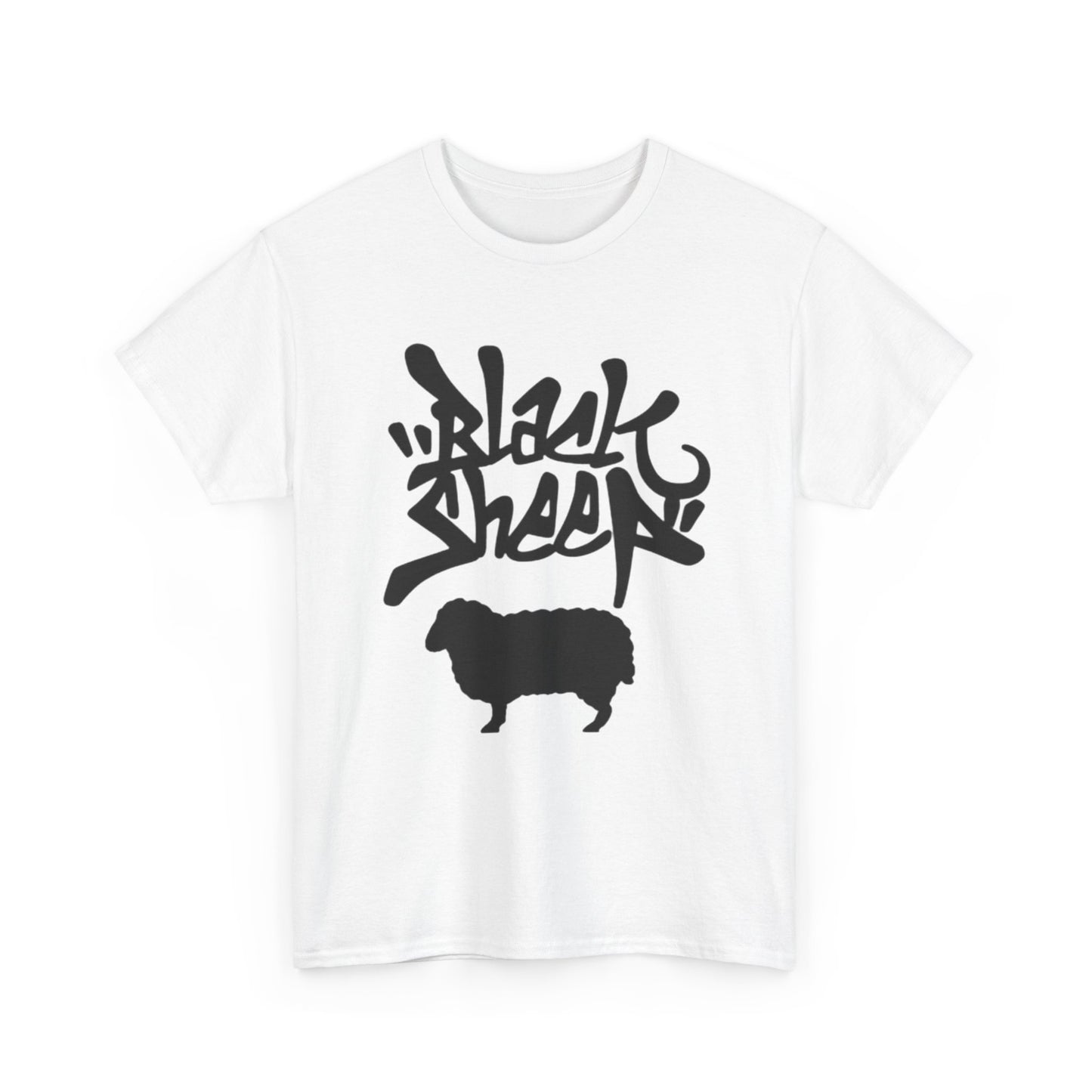 Black Sheep T Shirt Graphic Unisex Heavy Cotton Tee NEW GIFT