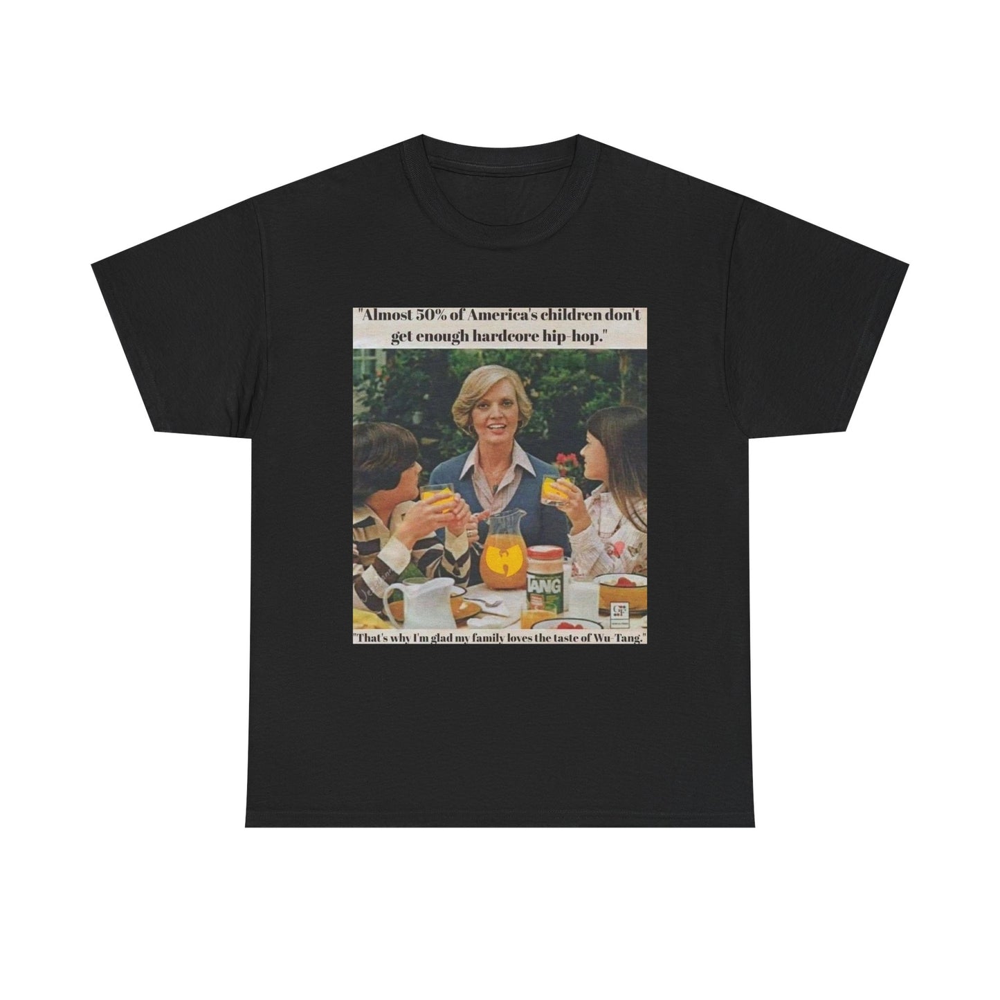 Wu Tang Funny Vintage Graphic T Shirt S-5XL Unisex Heavy Cotton Tee