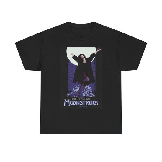 Moonstruck Nicholas Cage Cher Poster Shirt Retro Unisex Heavy Cotton Tee